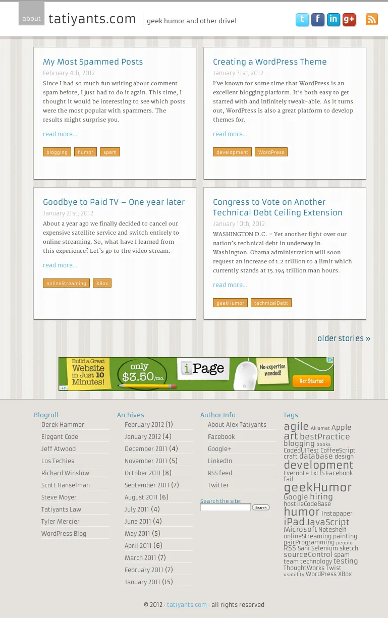 tatiyants.com new home page