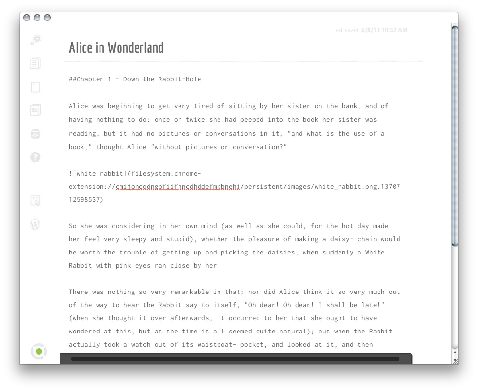 platen editor